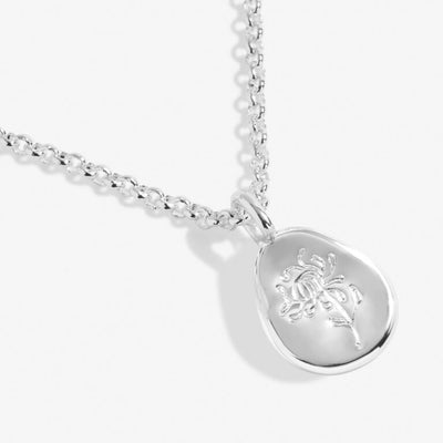 Joma Jewellery - 'A Little November Chrysanthemum' Birthflower Necklace