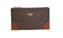 Alice Wheeler - Brompton Purse - Chocolate/Tan