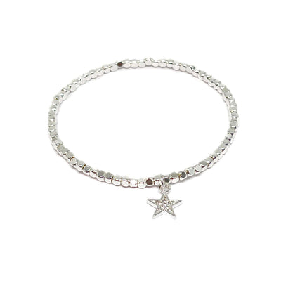 Astrid Star Bracelet - Silver - Clementine Jewellery