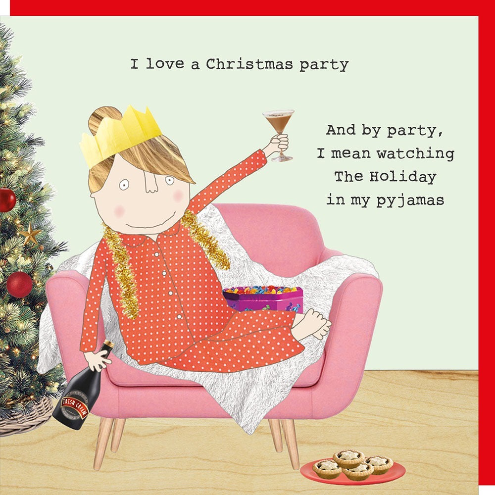 Rosie Made A Thing - Christmas Party - Blank Christmas Card