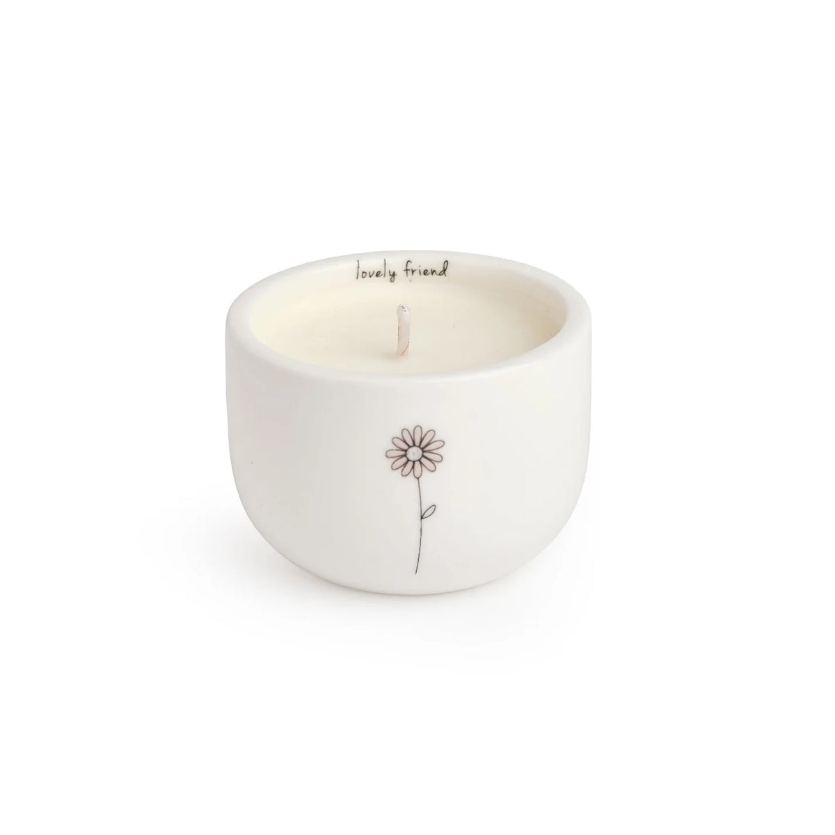 Lovely Friend - Signature Mini Ceramic Candle - Belly Button