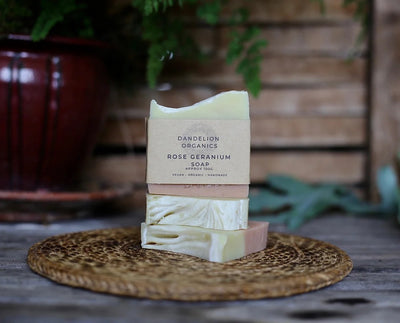 Dandelion Organics -Organics Soap - Rose & Geranium