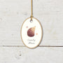 Small Oval Hanging Wood Plaque - Lovely Mum - Ginger Betty