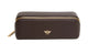 Alice Wheeler Slim Small Train Make-Up Case - Chocolate