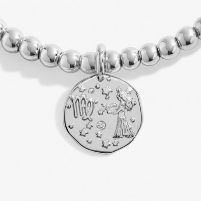 Joma Jewellery  - Starsign A little VIRGO Silver Disc Bracelet