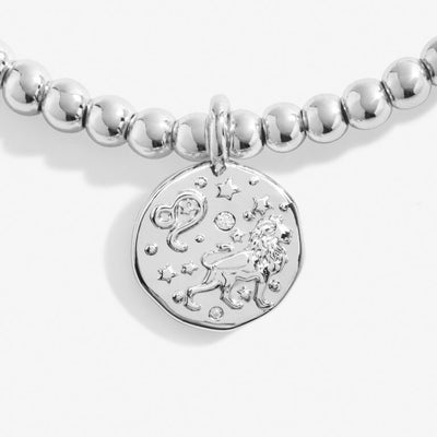 Joma Jewellery  - Starsign A little LEO Silver Disc Bracelet