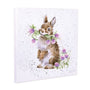 'Head Clover Heels' Rabbit - 20cm Wall Canvas Art - Wrendale Designs