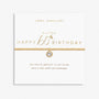 Joma Jewellery  - A little Happy 60th Birthday Bracelet - Gold