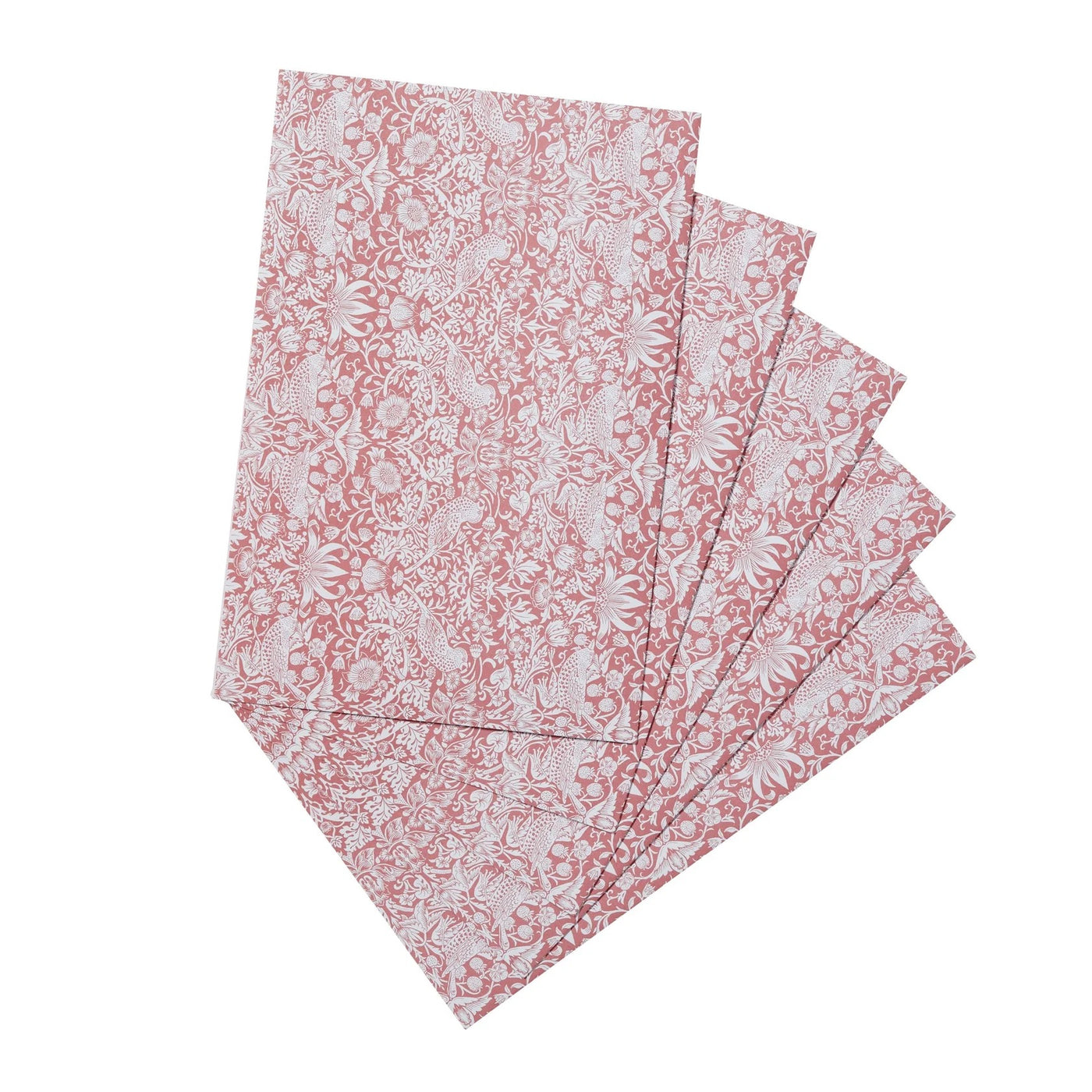 William Morris at Home Patchouli & Red Berry Drawer Liners - (Pack of 5 Sheets)
