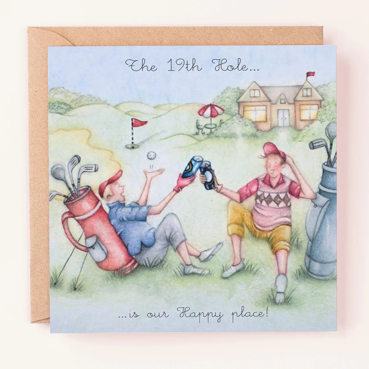 Berni Parker Blank Card - The 19th Hole