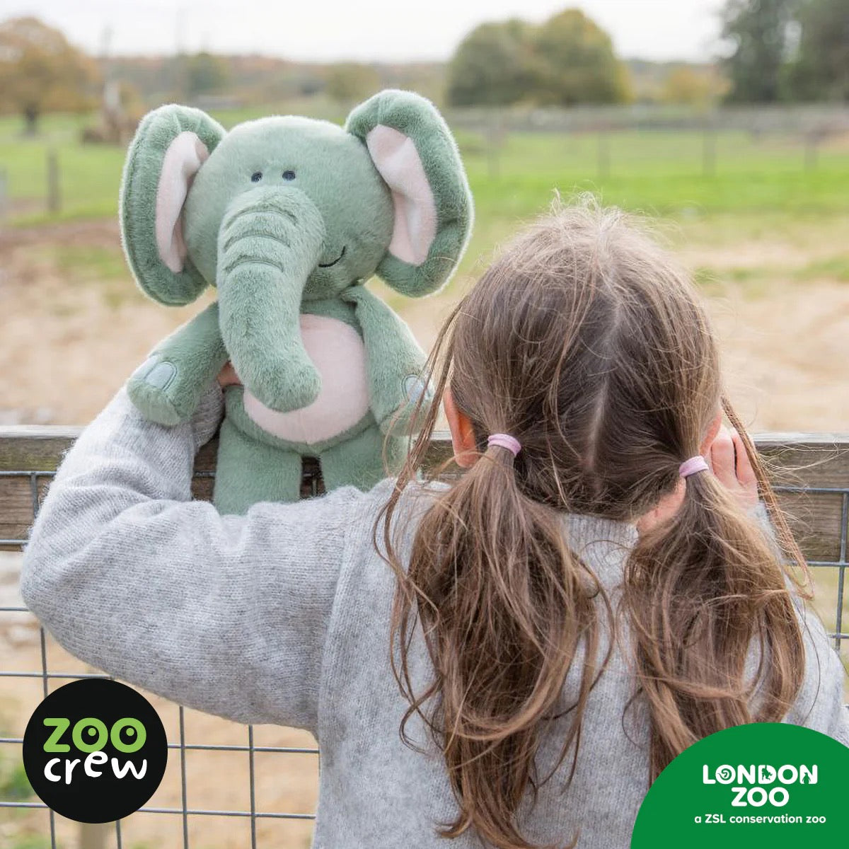 Echo the Grey Elephant - Large Plush Toy - Make Believe Ideas