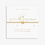 Joma Jewellery  - A little Happy 18th Birthday Bracelet - Gold