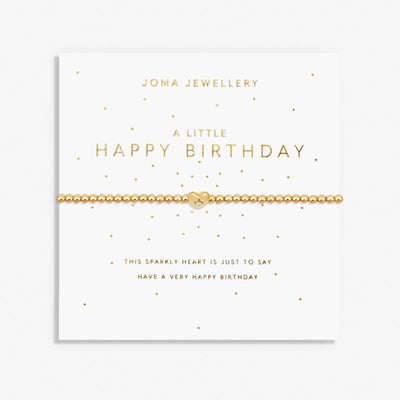 Joma Jewellery  - A little Happy Birthday Bracelet - Gold