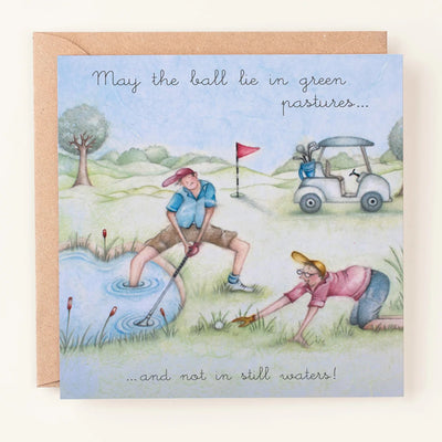 Berni Parker Blank Card - May the Ball Lie