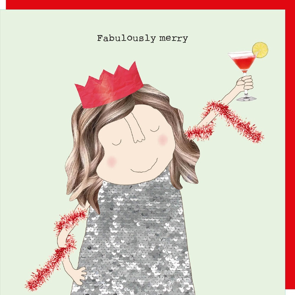 Rosie Made A Thing - Fabulously Merry - Blank Christmas Card
