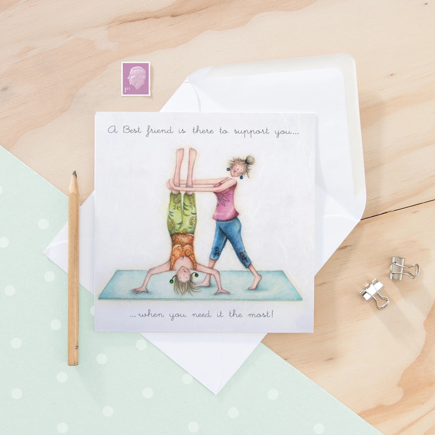 Berni Parker Blank Card - There to Support You