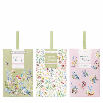 Flower of Focus Trio Scented Sachets - (3 x 15g)