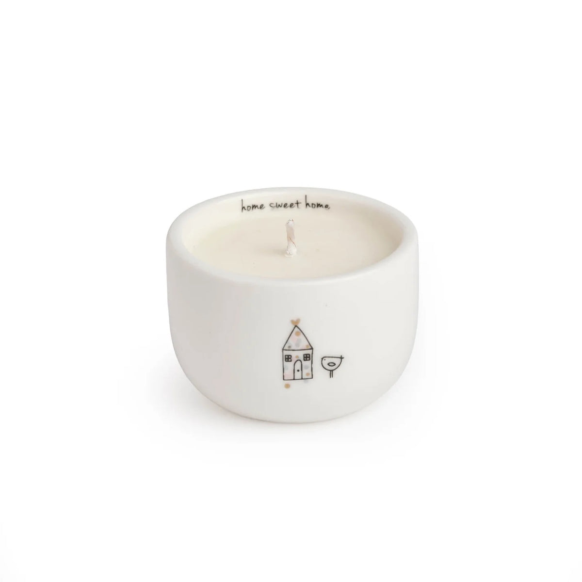 Home Sweet Home - Signature Mini Ceramic Candle - Belly Button