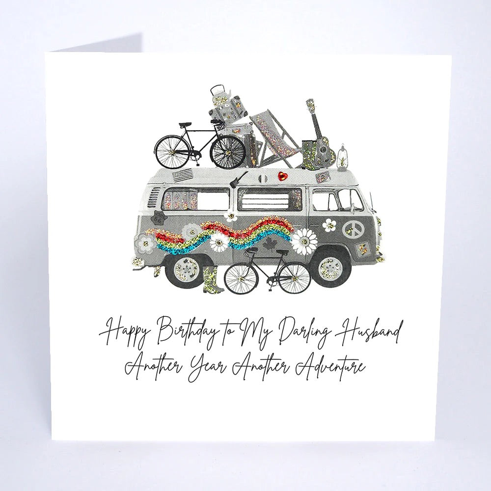 Five Dollar Shake - Darling Husband Another Adventure Birthday Card