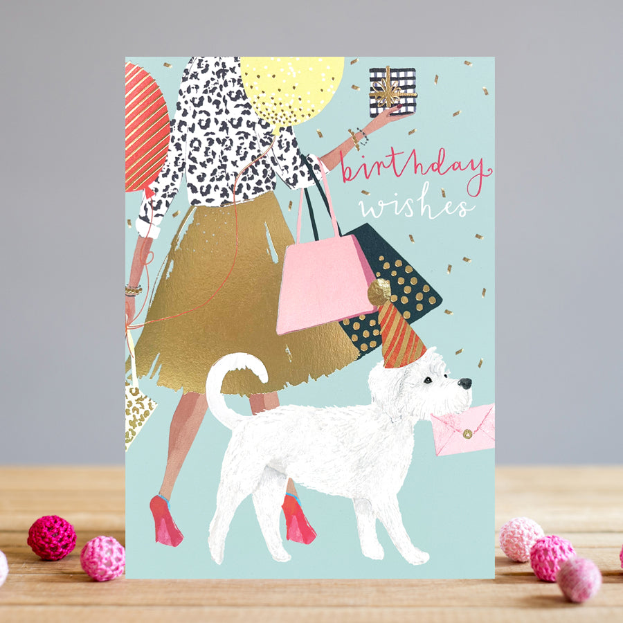 Louise Tiler Doggo Birthday Wishes Card