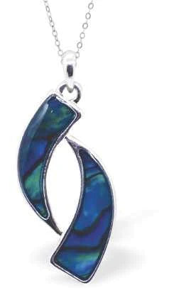 Byzantium Paua Shell Necklace - Tusks Drop