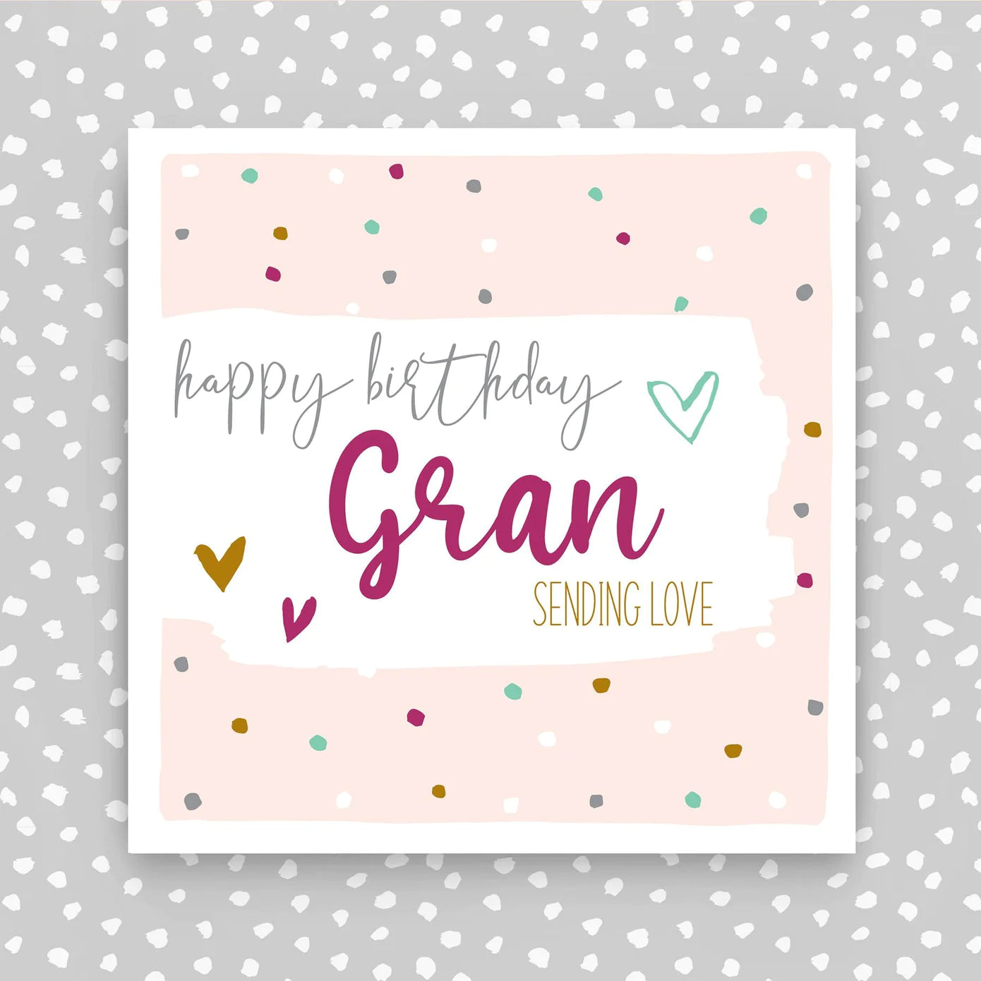 Molly Mae Happy Birthday Gran Multi Spot Card