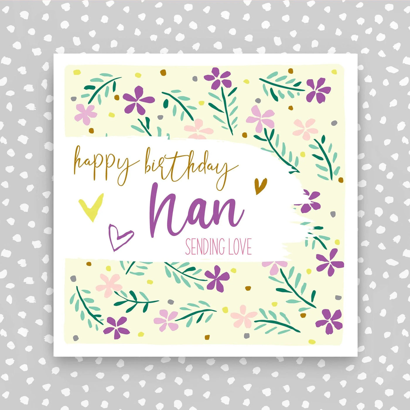 Molly Mae Nan Floral Birthday Card