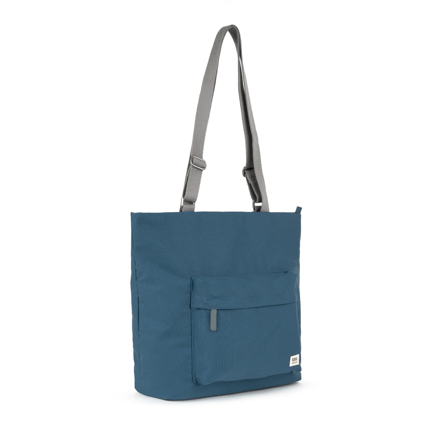 ROKA Trafalgar Shoulder Bag -Sustainable CANVAS - Pacific Blue