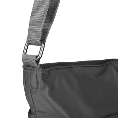 Roka Kennington B Medium Crossbody Bag -Sustainable Nylon - Graphite