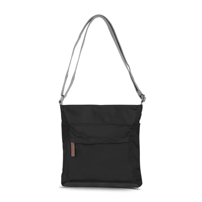 Roka Kennington B Medium Crossbody Bag -Sustainable Nylon - Black