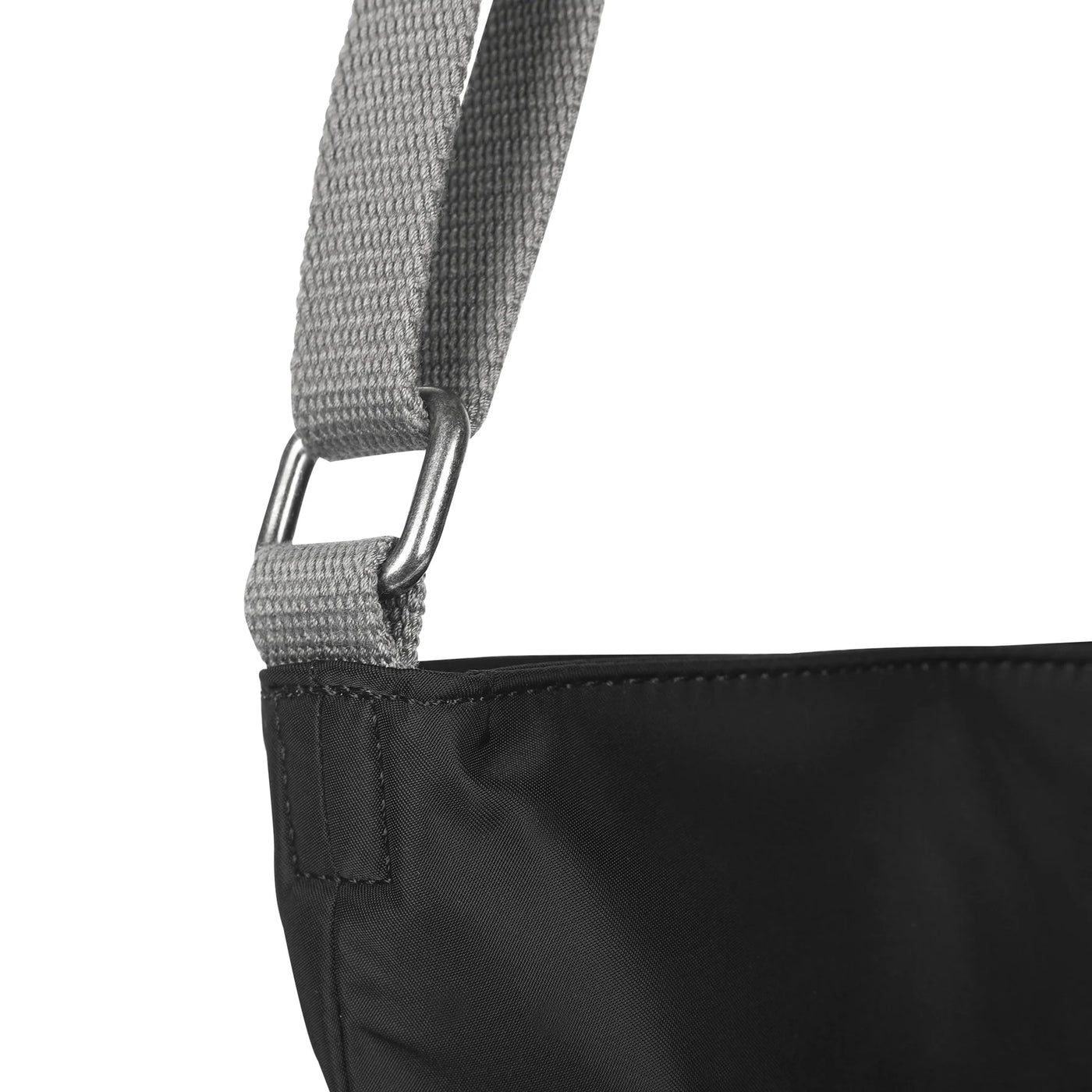 Roka Kennington B Medium Crossbody Bag -Sustainable Nylon - Black