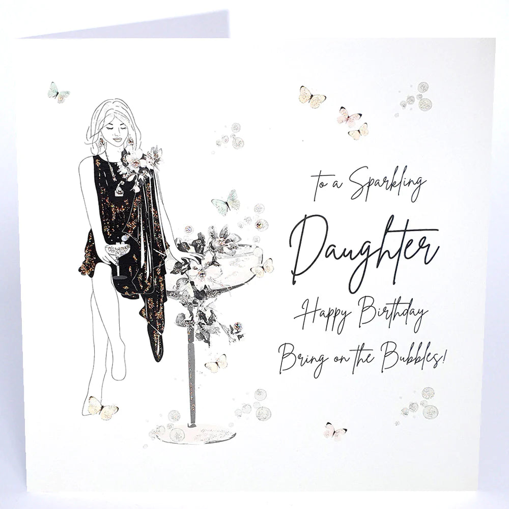 Five Dollar Shake - LARGE card - Sparkling Daughter Birthday bring on the Bubbles!