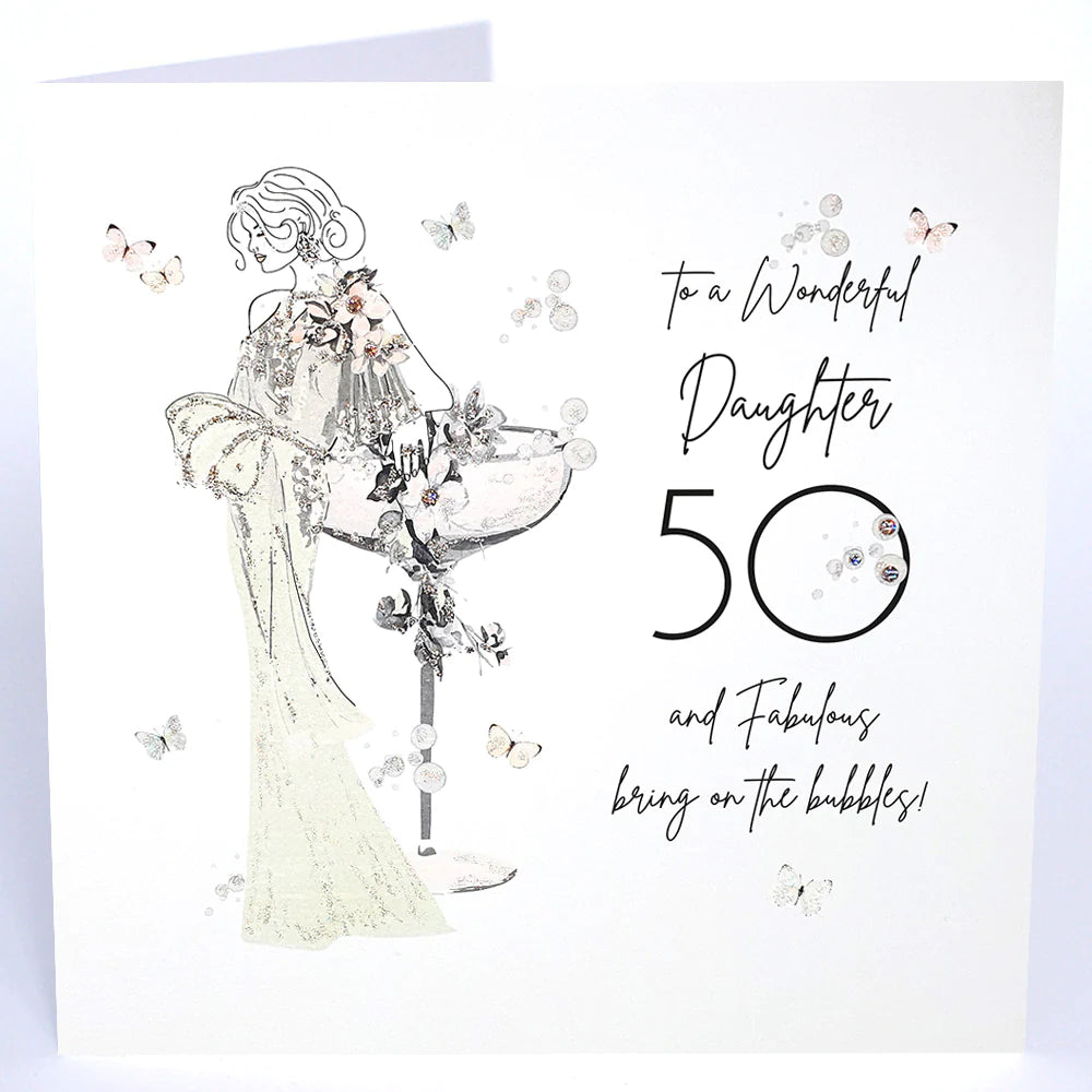 Five Dollar Shake - LARGE card - Wonderful Daughter 50 & Fabulous