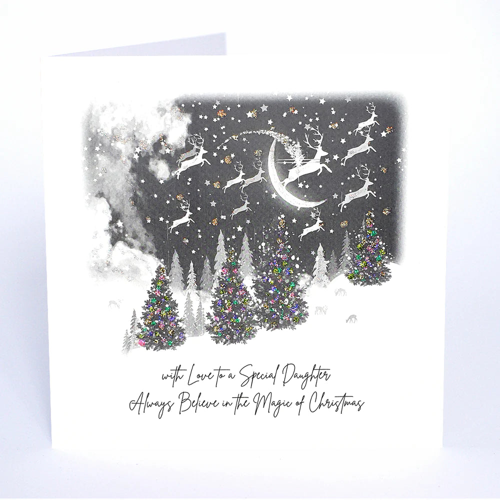 Five Dollar Shake -Special Daughter Always Believe in Magic of Christmas Card
