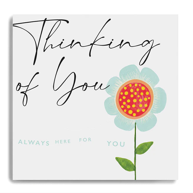 Janie Wilson - Thinking of You Large Flower Small Card