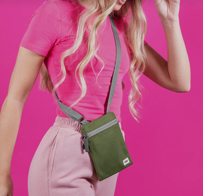 Roka Chelsea Crossbody Bag -Sustainable Nylon - Mulberry