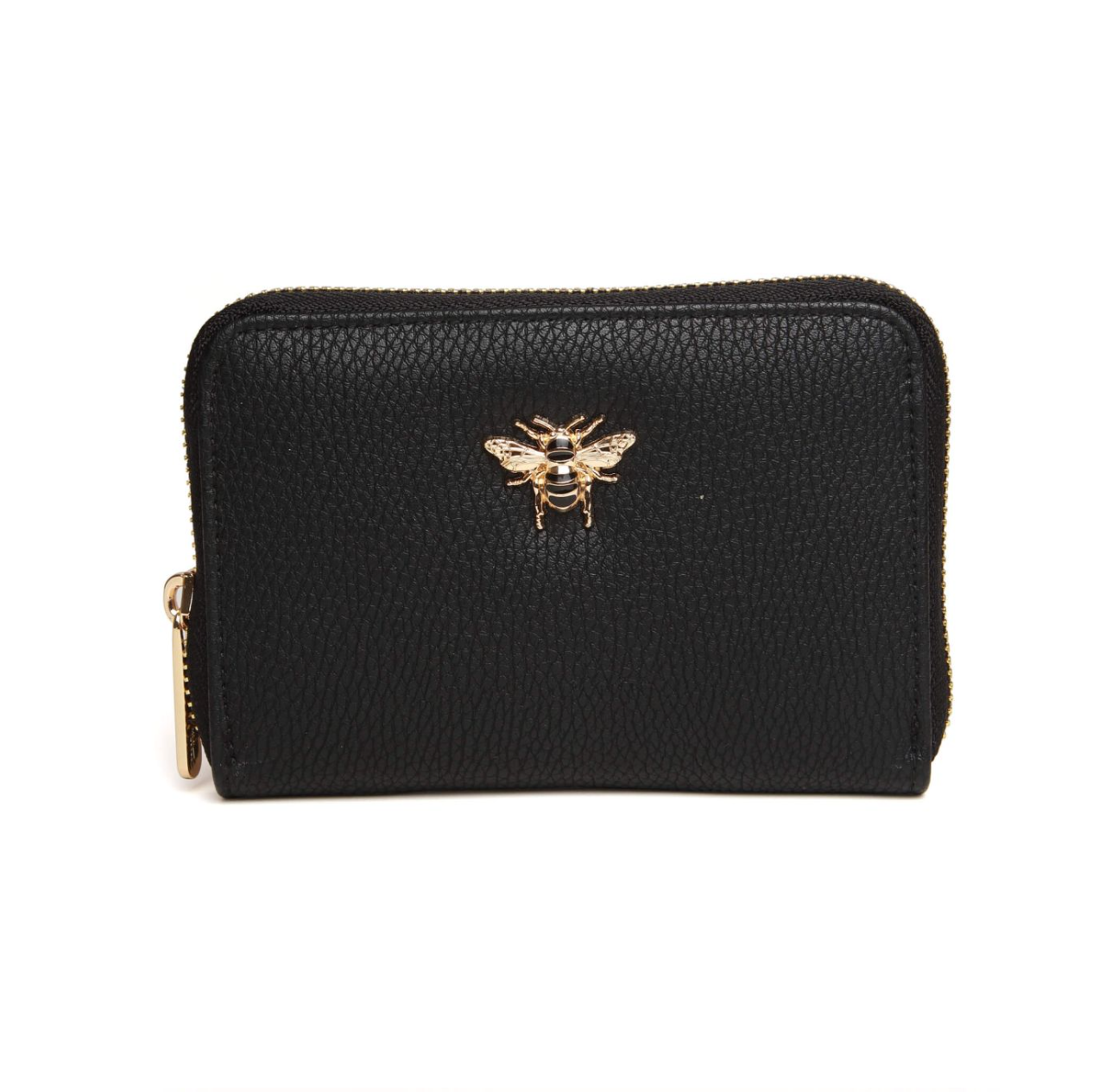 Alice Wheeler Bee Bromley Zip Purse - Black