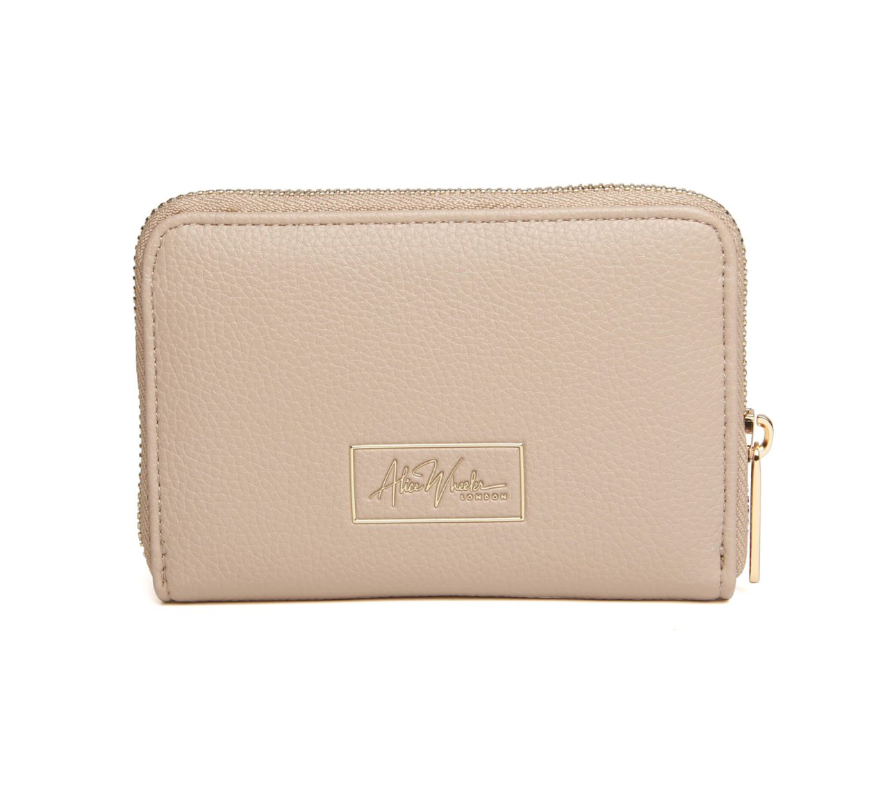 Alice Wheeler Bee Bromley Zip Purse - Stone