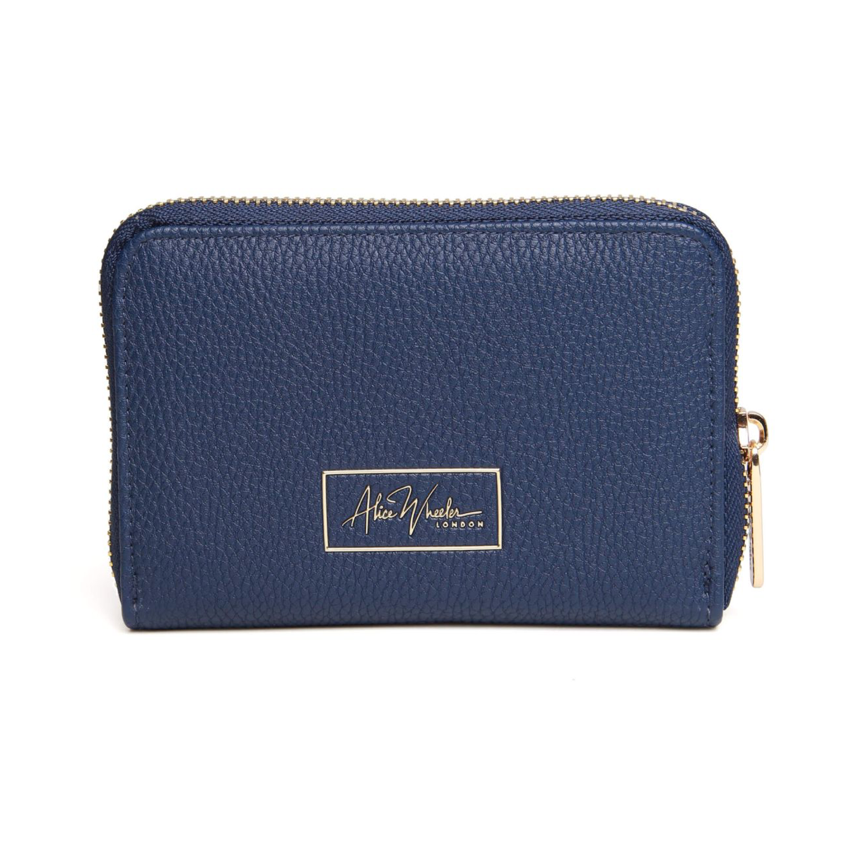 Alice Wheeler Bee Bromley Zip Purse - Navy Blue