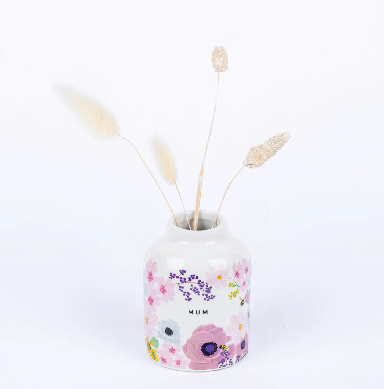 Belly Button Mum Anemone Floral Bud Vase