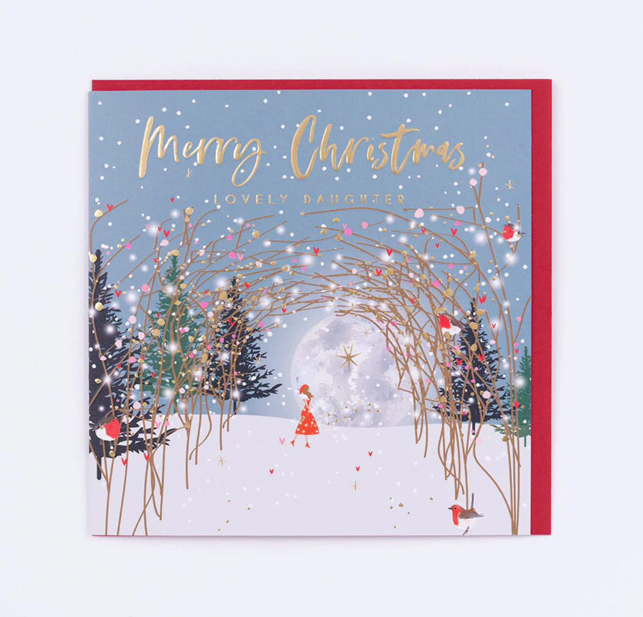Belly Button Lovely Daughter Christmas Card