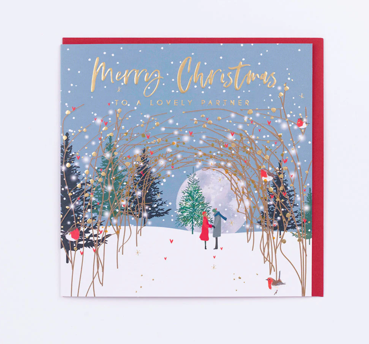 Belly Button Lovely Partner Winter Wonderland Christmas Card