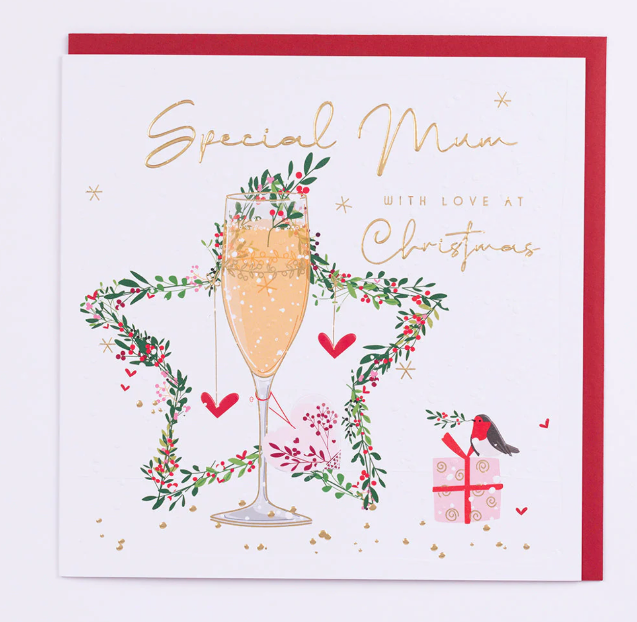 Belly Button Special Mum Christmas LARGE Card