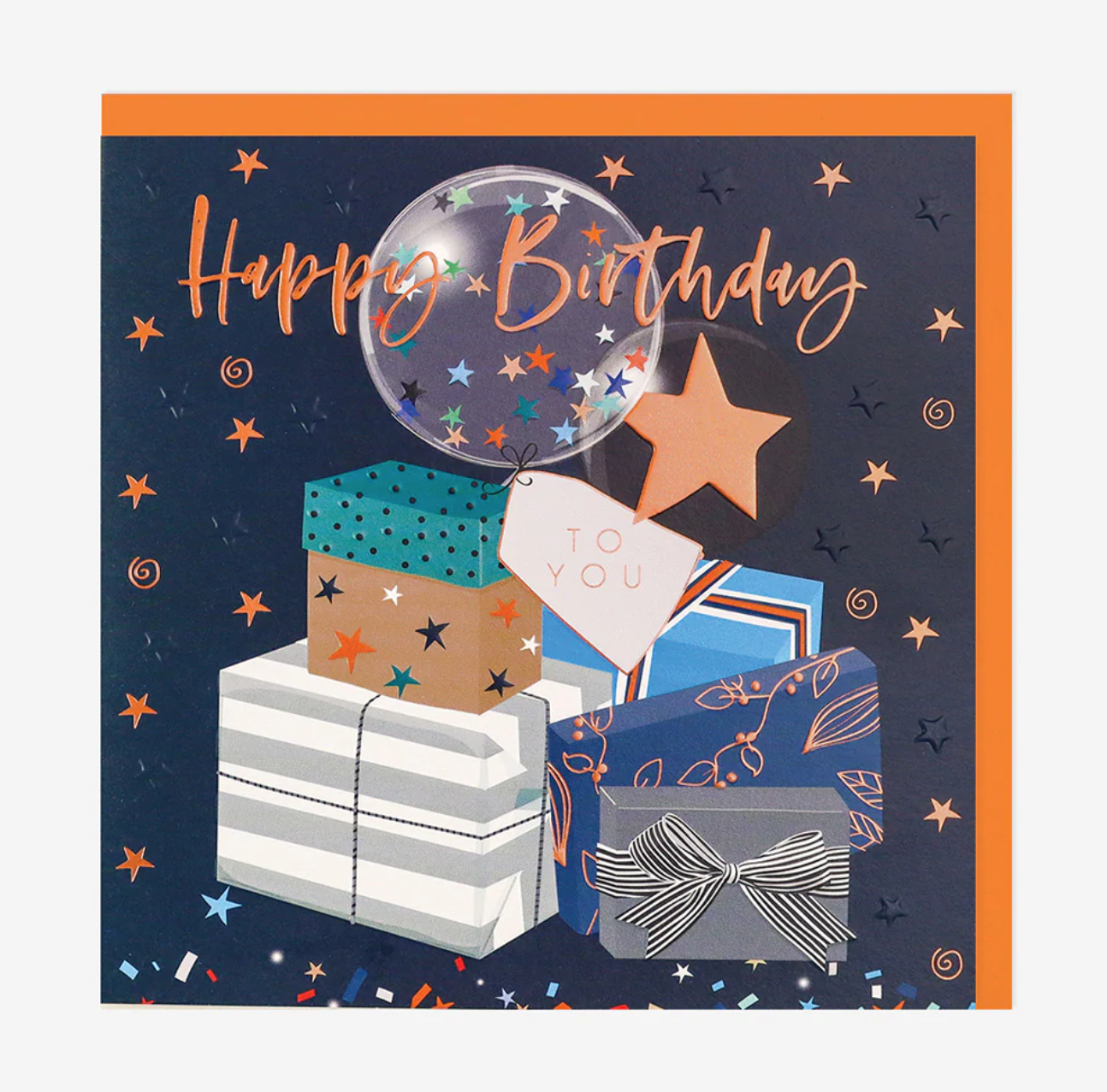 Belly Button Happy Birthday To You Presents Card