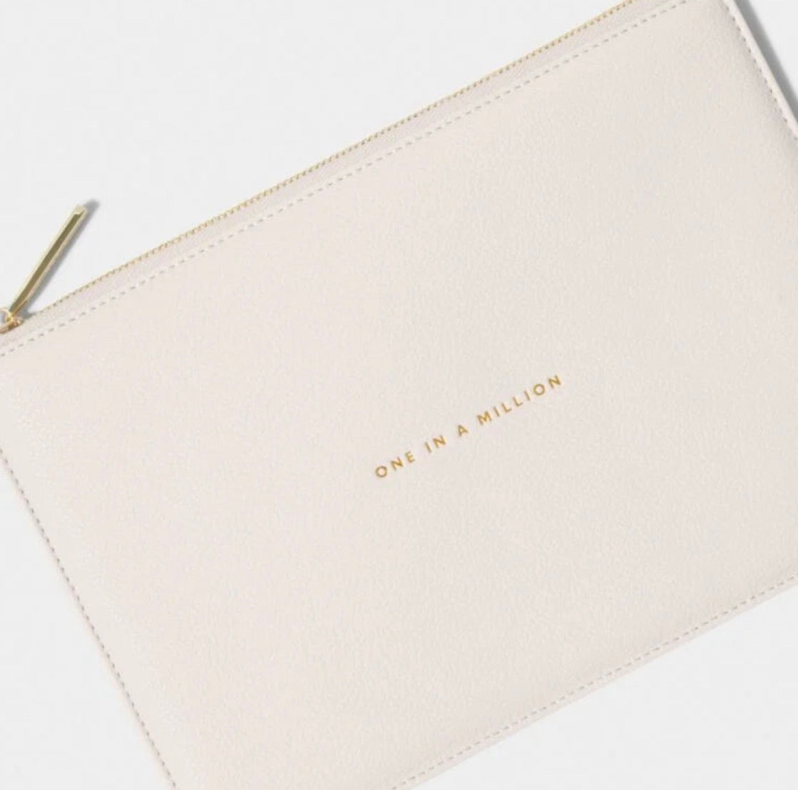 Katie Loxton Pouch - One in a Million - Eggshell