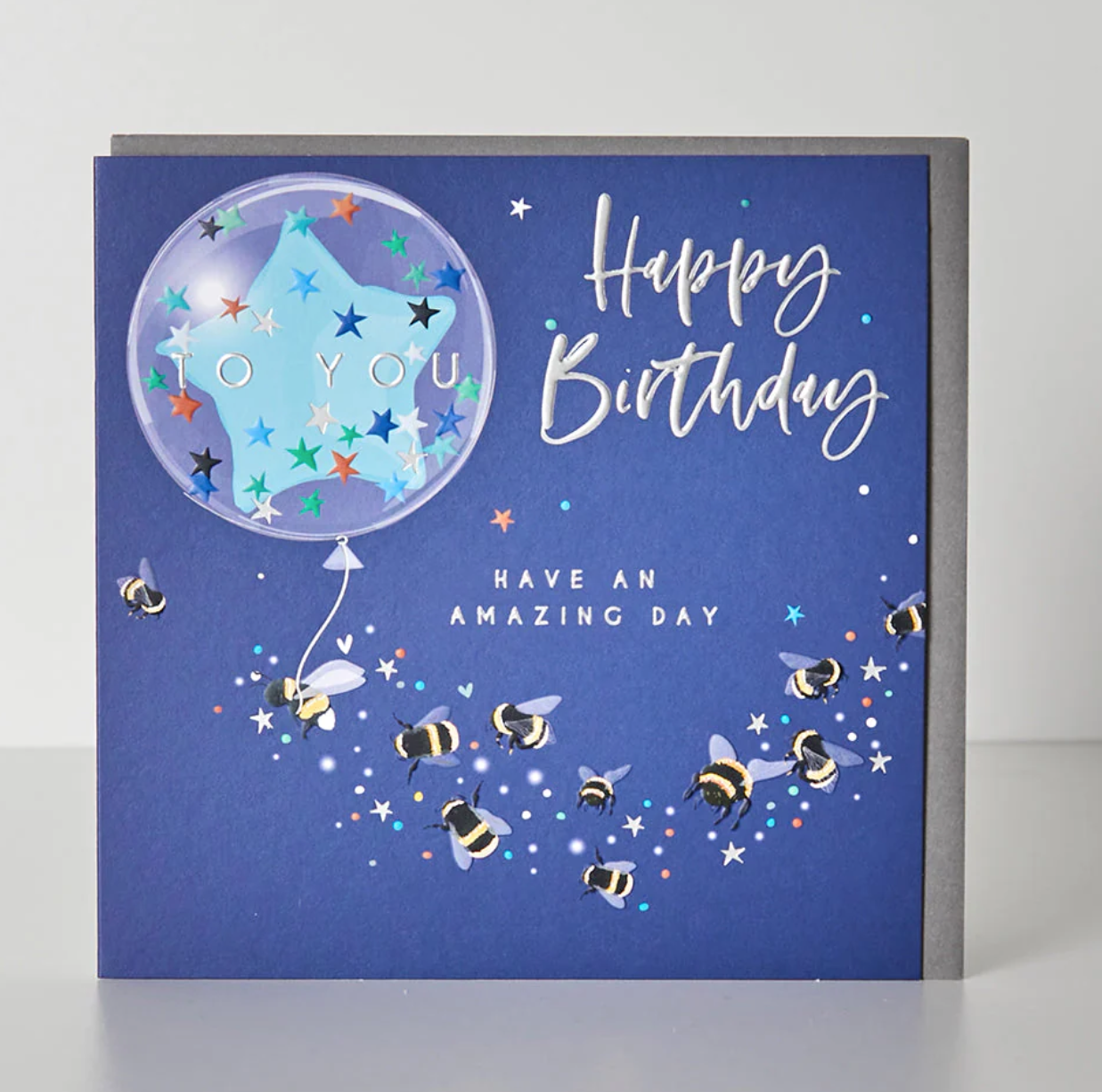 Belly Button Happy Birthday Amazing Day Bee Card