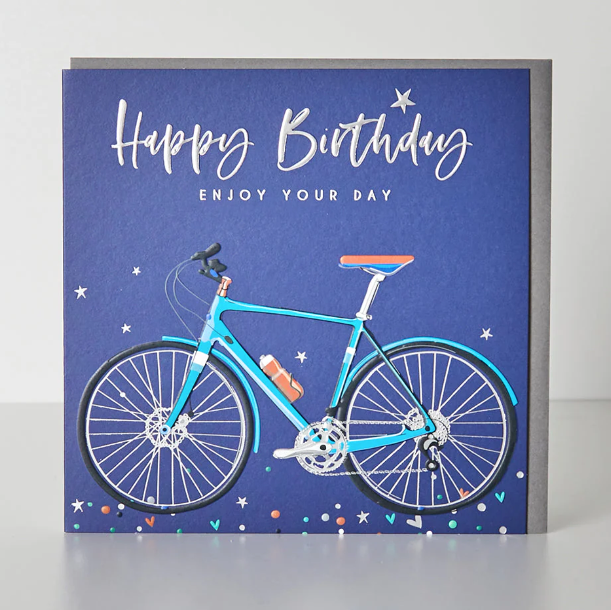 Belly Button Happy Birthday Enjoy Your Day Bike Card