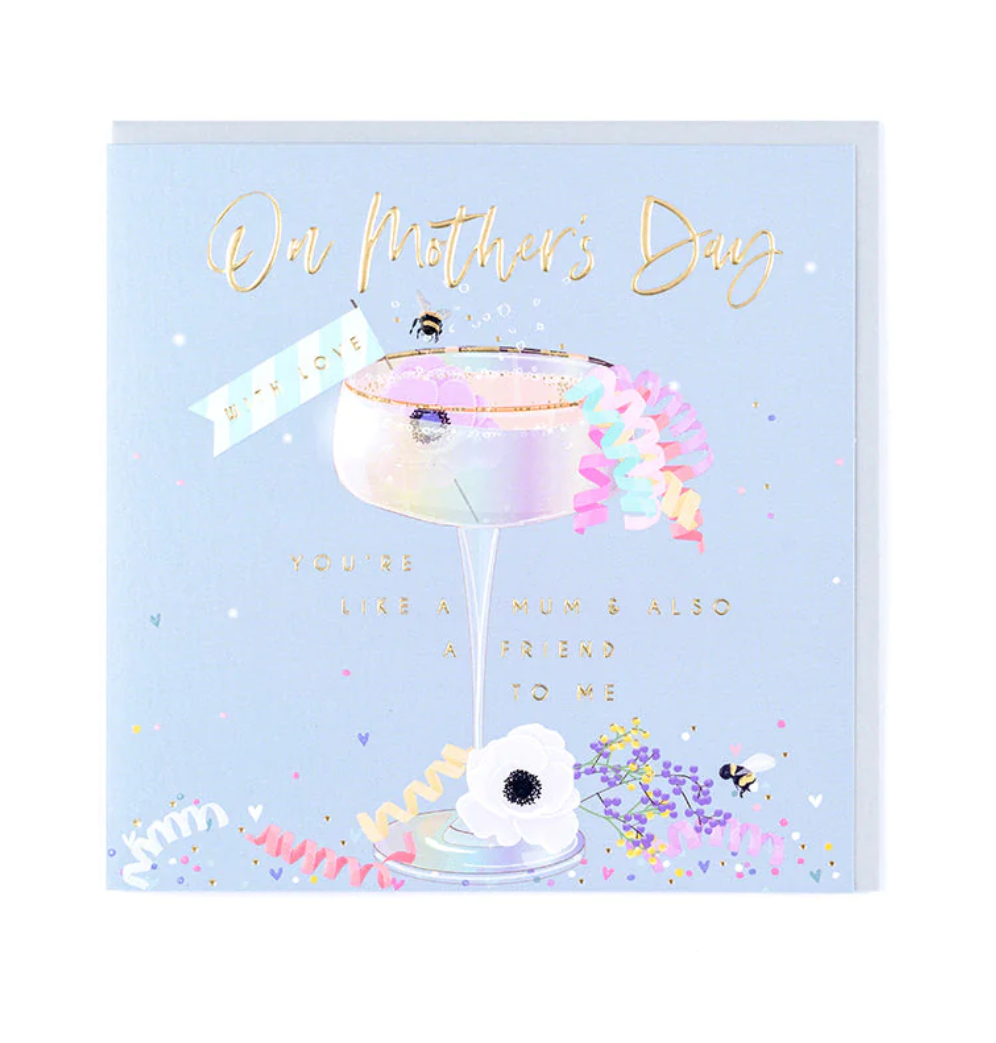 Belly Button Mothers Day (Like a Mum) & Friend Cocktail Card
