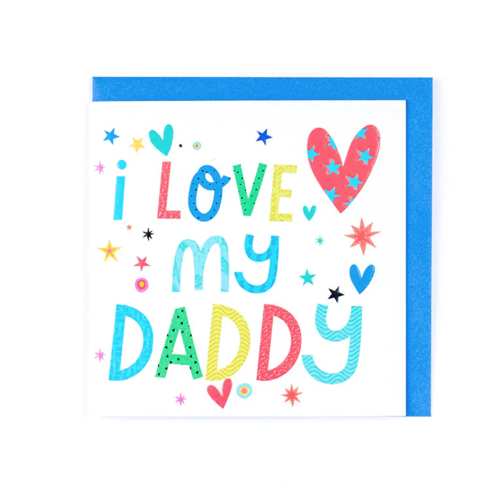 Belly Button I Love My Daddy Blank SMALL Card