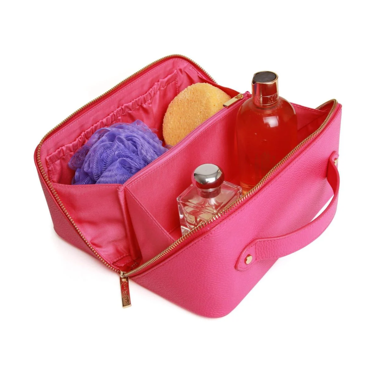 Alice Wheeler Hot Pink Train Beauty Case - Medium
